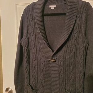 Eddie Bauer Navy Blue Knitted Heavy Sweater